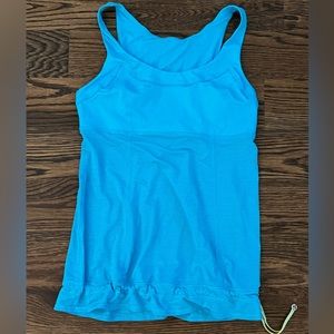 Lululemon Run Ta Ta Topper Tank Cinch waist size 8
